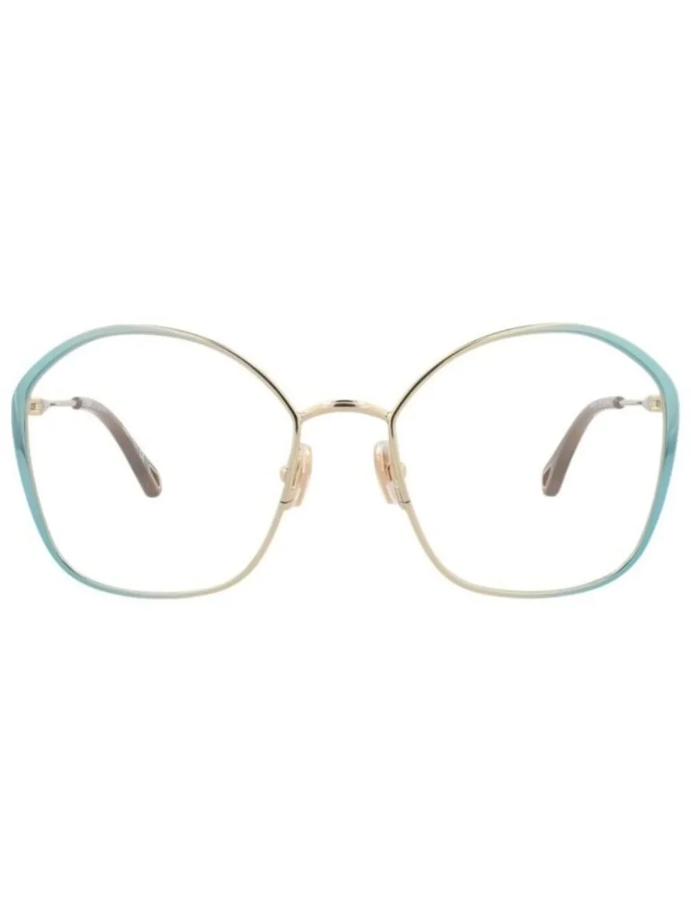 New Chloé Womens Round/Oval Blue Blue Transparent Fashion Designer Eyeglasses